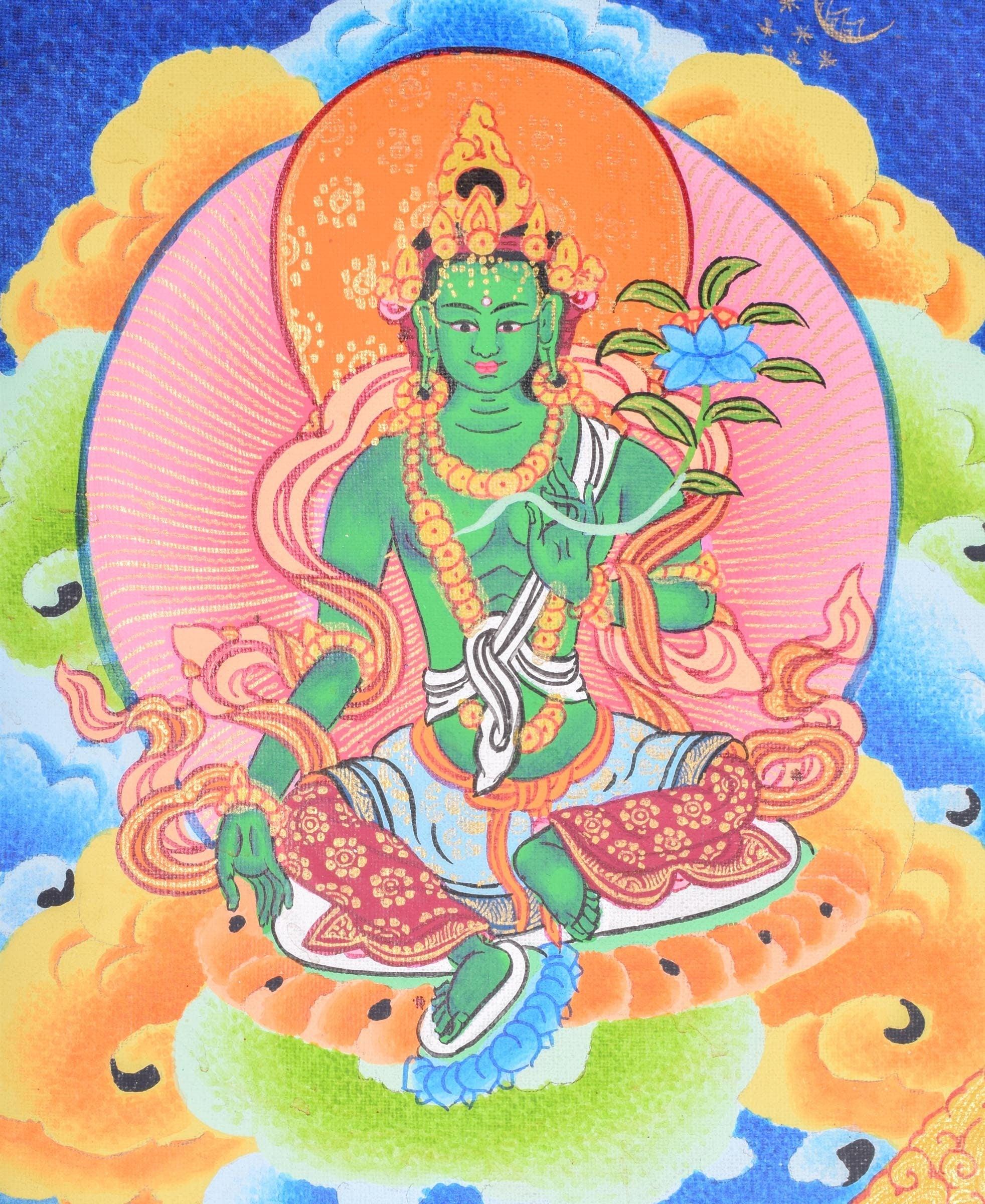  Authentic Tibetan Thangka Painting of Shakyamuni Buddha