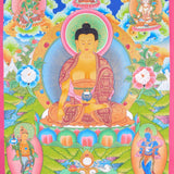  Authentic Tibetan Thangka Painting of Shakyamuni Buddha