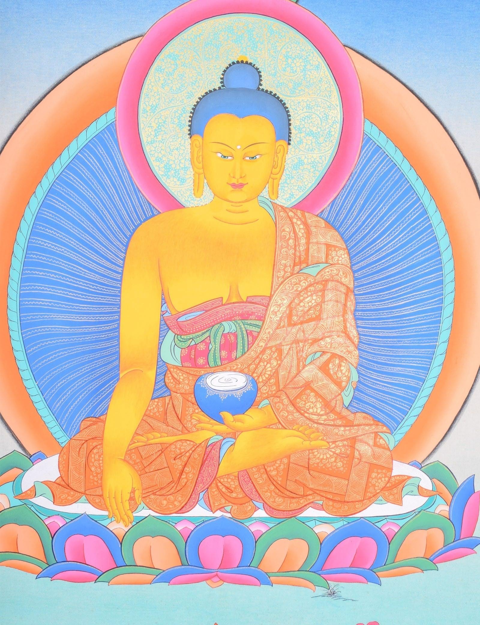 Tibetan art of  Shakyamuni Buddha - Himalayas Shop