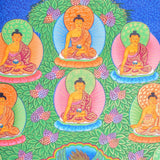 35 Buddha Thanka Art with Shakyamuni - Himalayas Shop