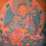 Handmade Guru Rinpoche Tibetan Thangka from Nepal