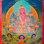 Tibetan Style Manjushri Thangka 