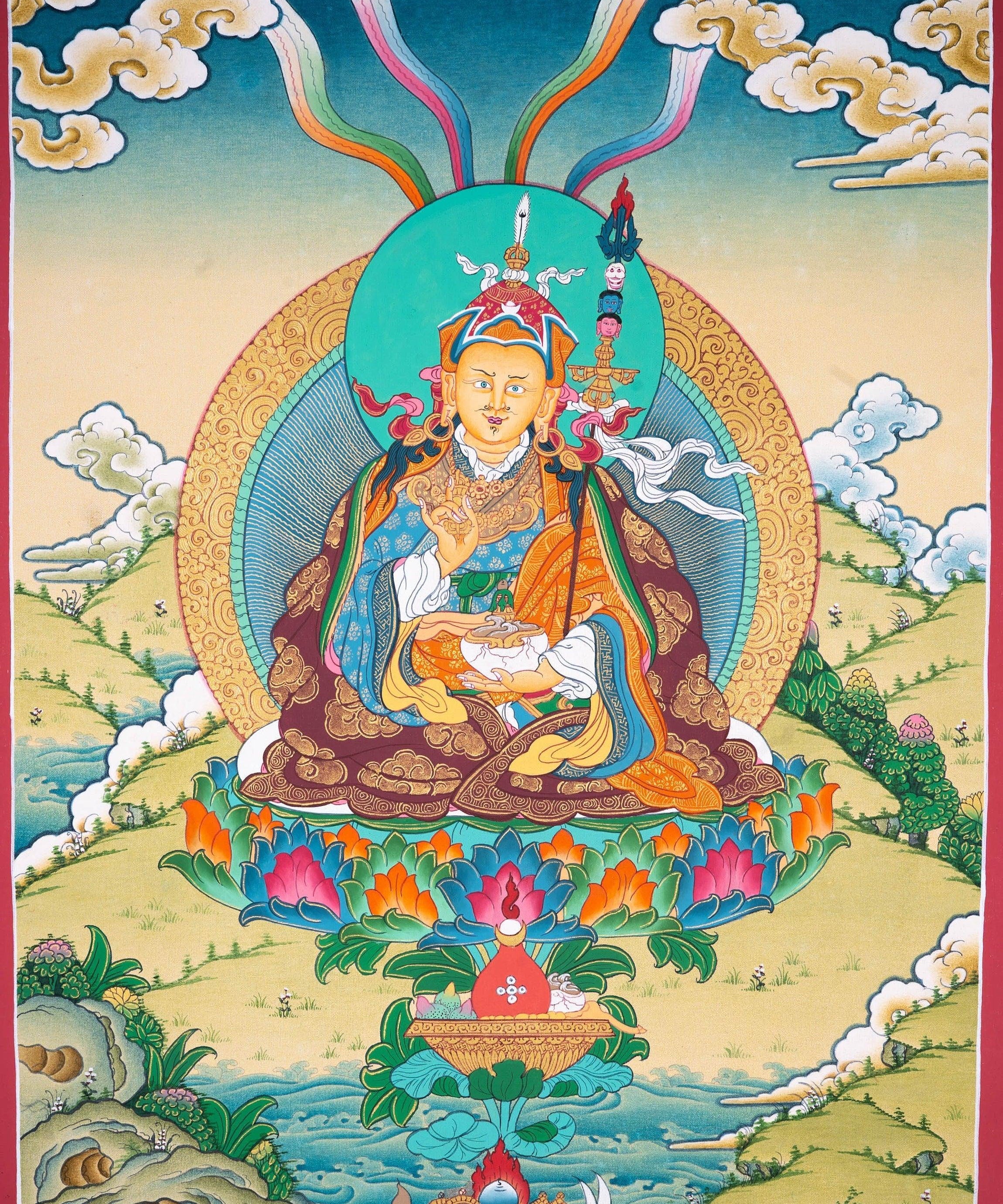 Genuine Thangka of Padmasambhava - Guru Rinpoche