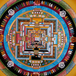 Kalchakra Mandala Thangka Art For Meditational Practice and Spiritual Gifts