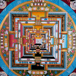 Kalchakra Mandala Thangka Art For Meditational Practice and Spiritual Gifts