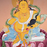 High quality Kuber Thangka on canvas