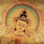 Vajrasattva Tibetan Thangka Art For Meditational Practice and Spiritual Gifts