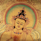 Vajrasattva Tibetan Thangka Art For Meditational Practice and Spiritual Gifts