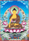 Tibetan Thangka Painting of Shakyamuni Buddha