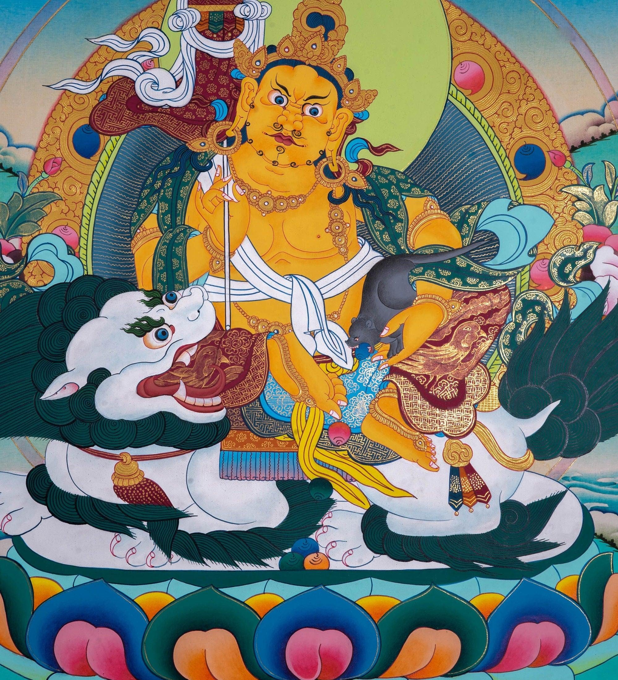 Best Quality Zambala Thangka - Himalayas Shop