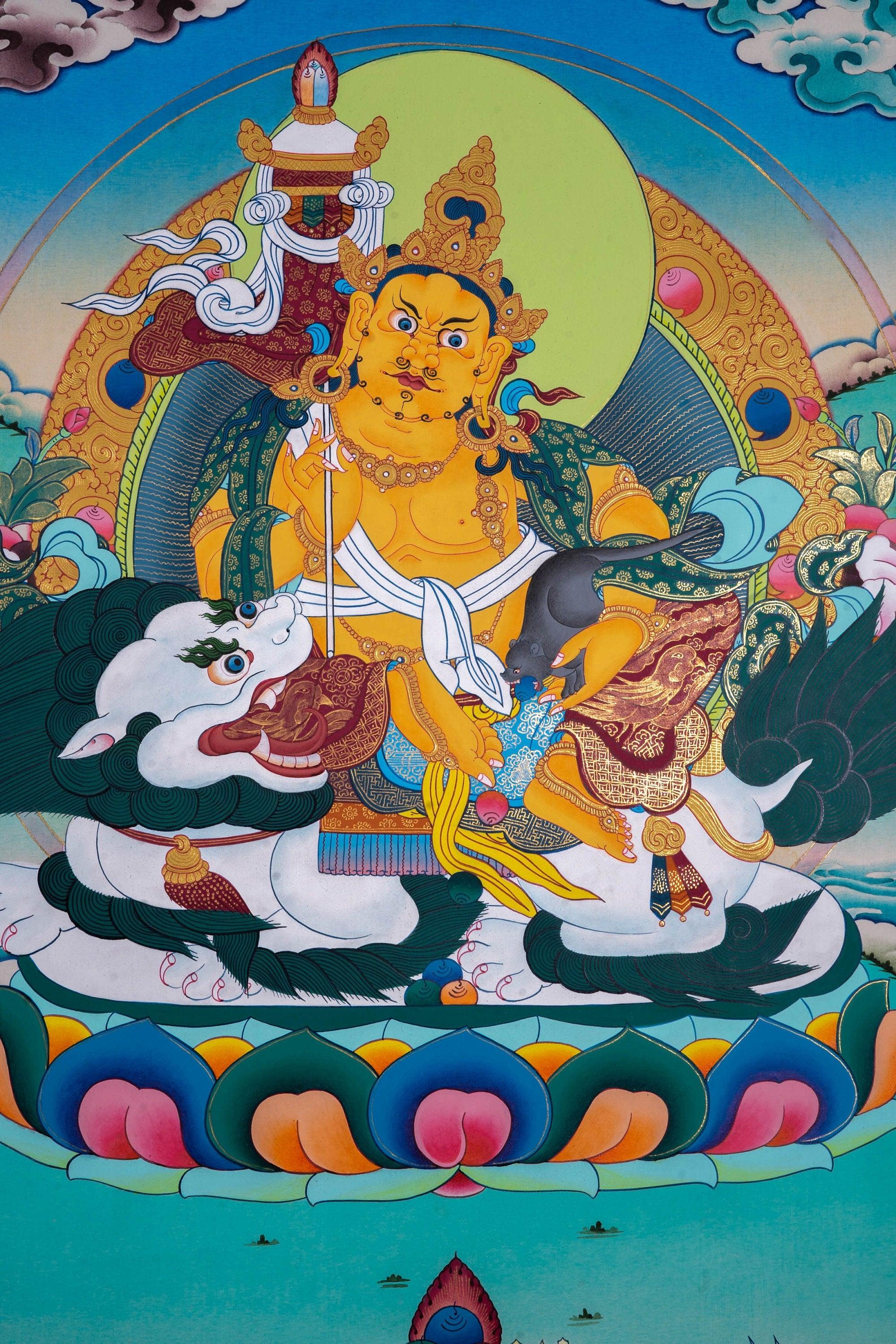 Best Quality Zambala Thangka - Himalayas Shop