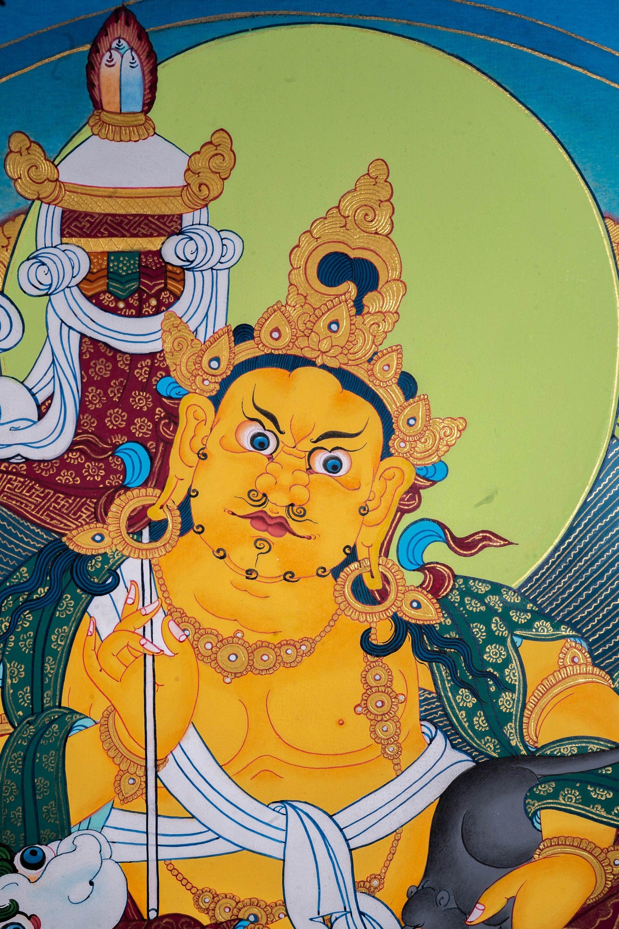 Best Quality Zambala Thangka - Himalayas Shop
