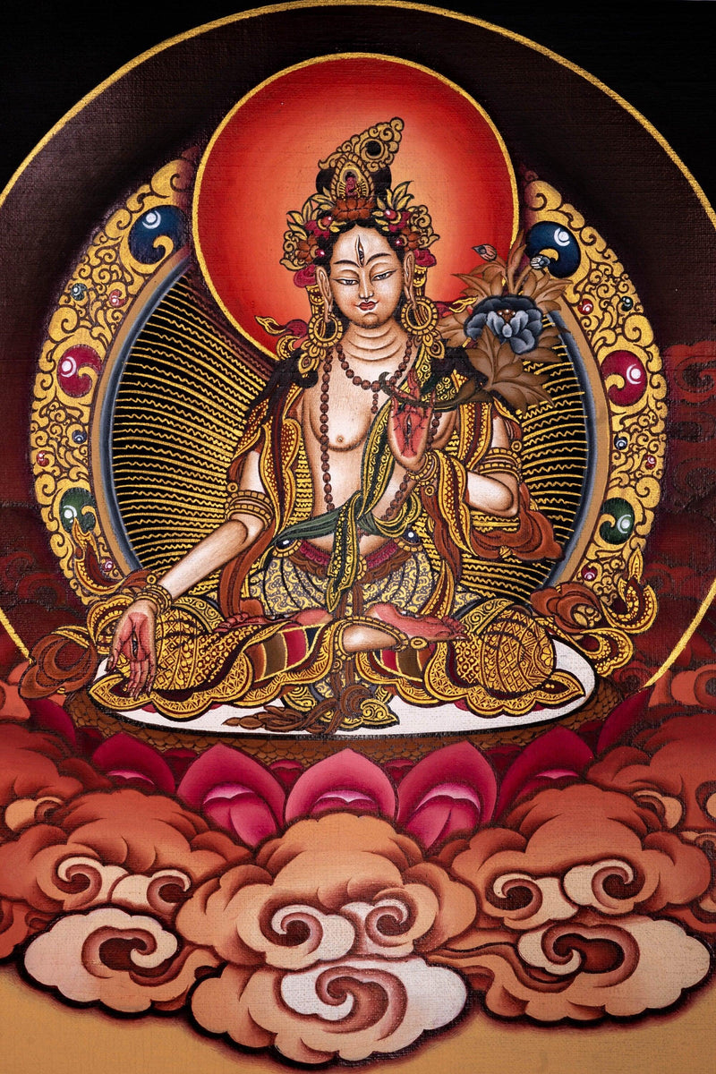 White Tara Bodhisattva Painting | Free Shipping