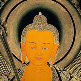 Beautiful Thangka Painting of Shakyamuni Buddha