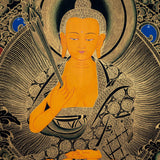 Beautiful Thangka Painting of Shakyamuni Buddha