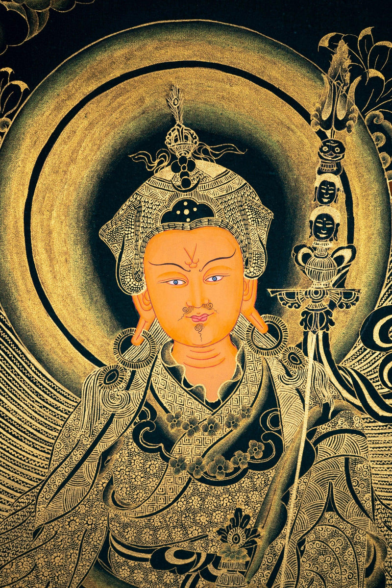 Guru Padmasambhava Thangka Art - Himalayas Shop