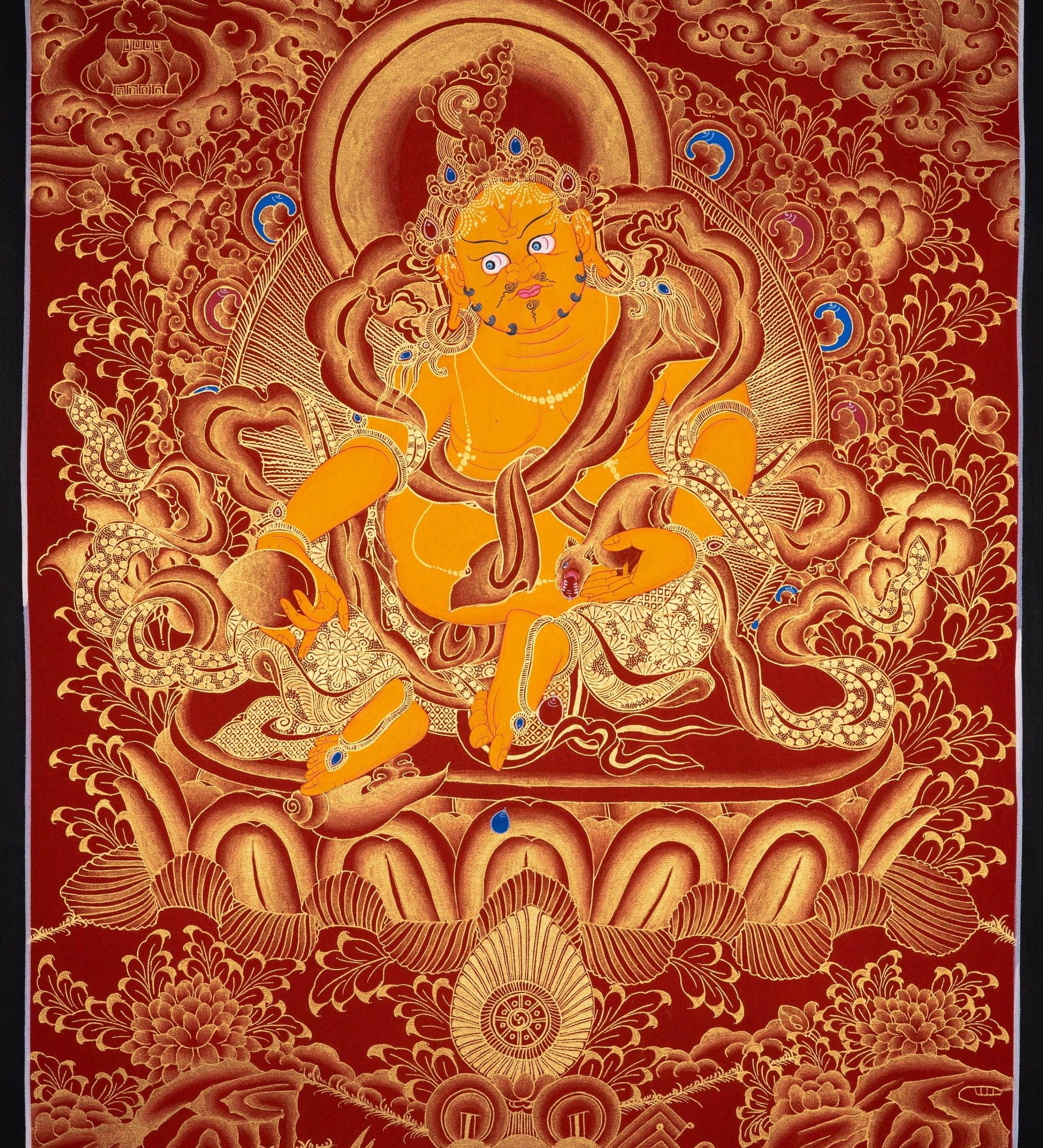 High quality Kuber Thangka - Himalayas Shop