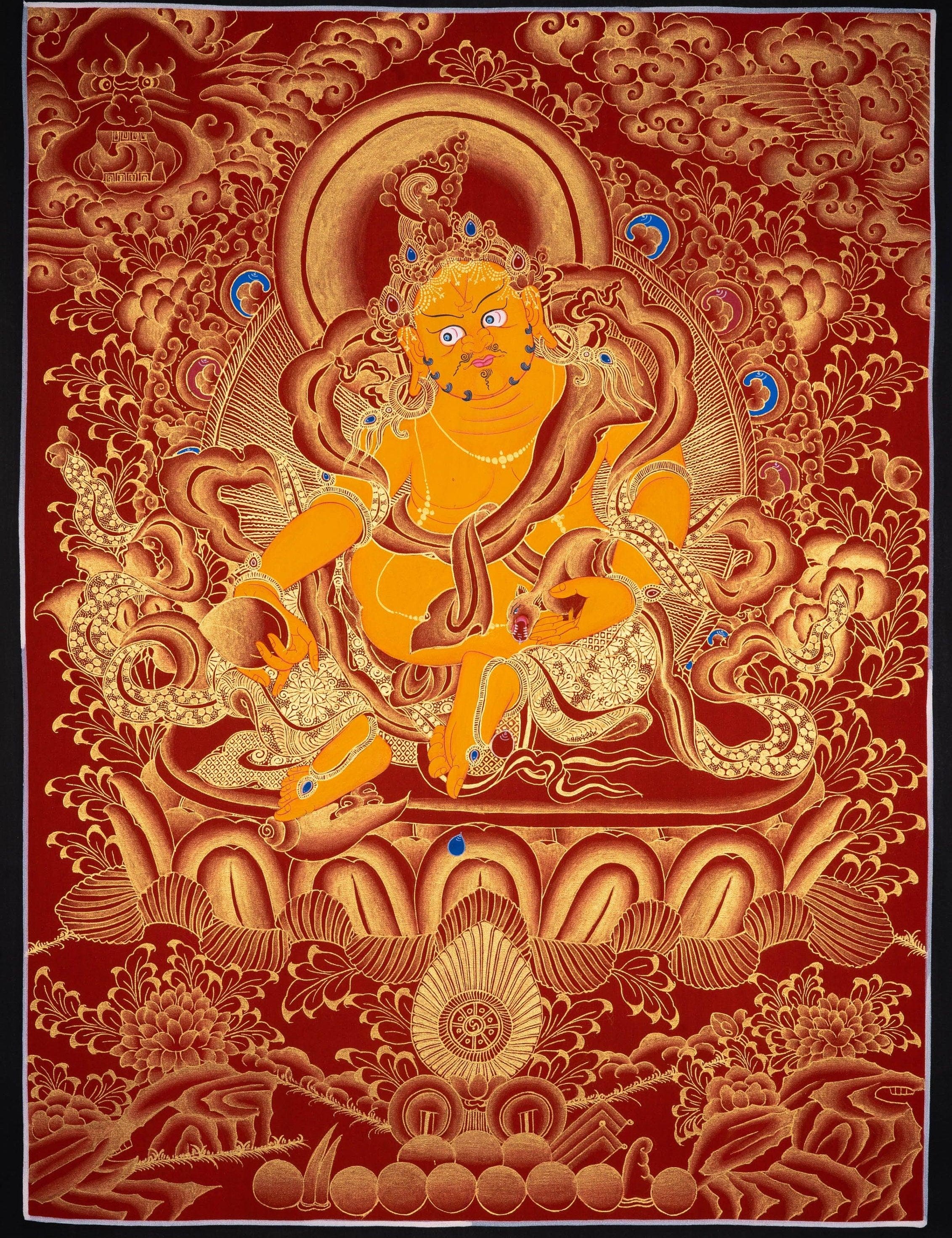 High quality Kuber Thangka - Himalayas Shop