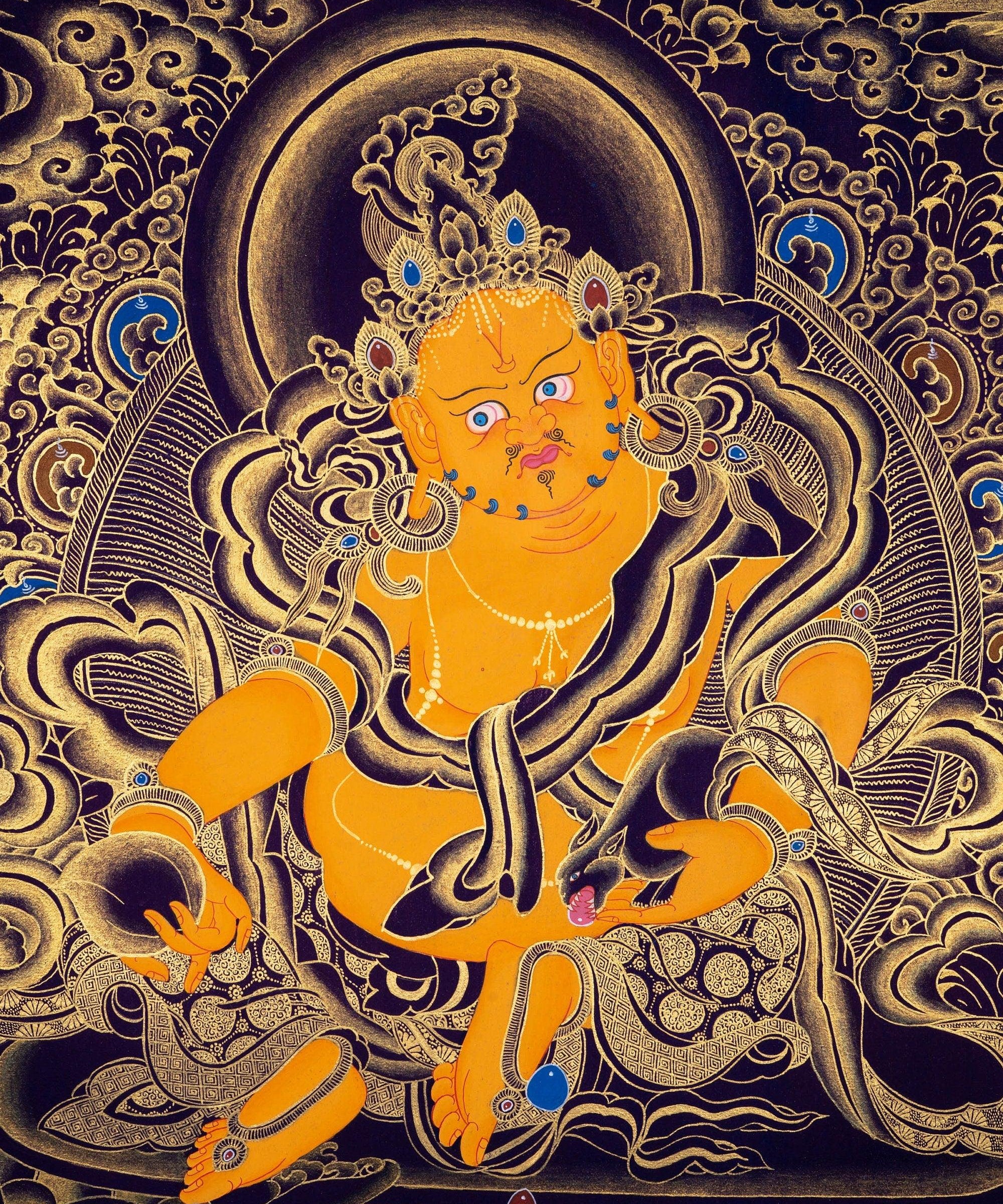 High quality Kuber Thangka - Himalayas Shop