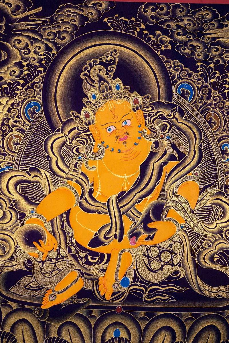 High quality Kuber Thangka - Himalayas Shop