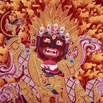 Pudke Mahakala Thangka Painting - Himalayas Shop