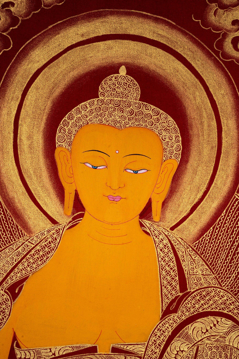 Thangka Art of  Shakyamuni Buddha - Himalayas Shop