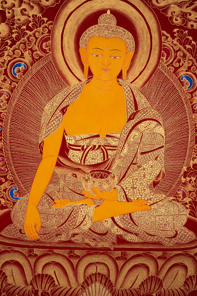 Thangka Art of  Shakyamuni Buddha - Himalayas Shop