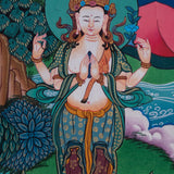 Long Life Amitabha Buddha Thangka - Himalayas Shop