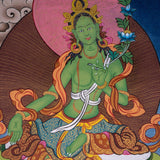 Beautiful Chenrezig thangka painting