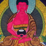 Beautiful Chenrezig thangka painting