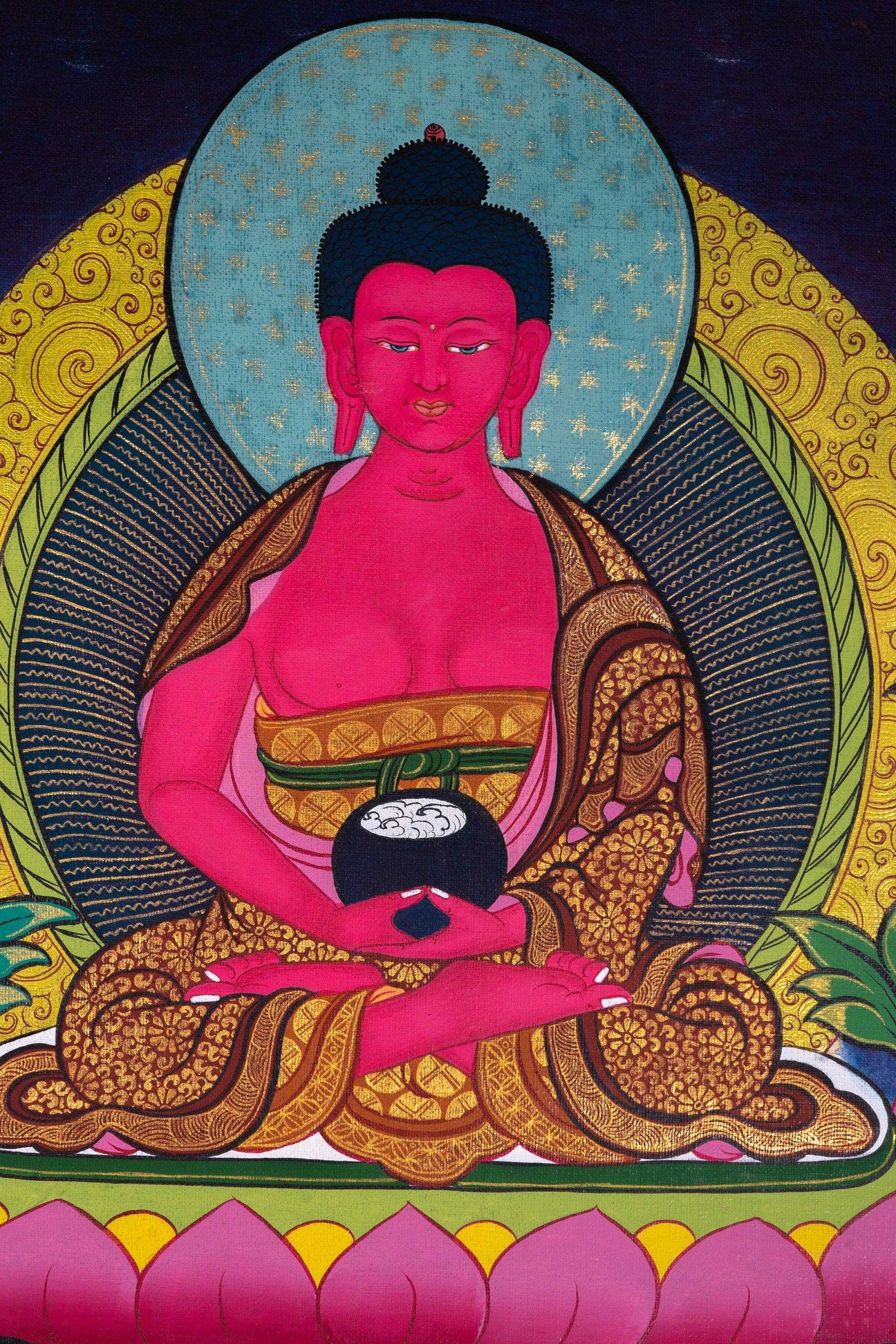 Beautiful Chenrezig thangka painting