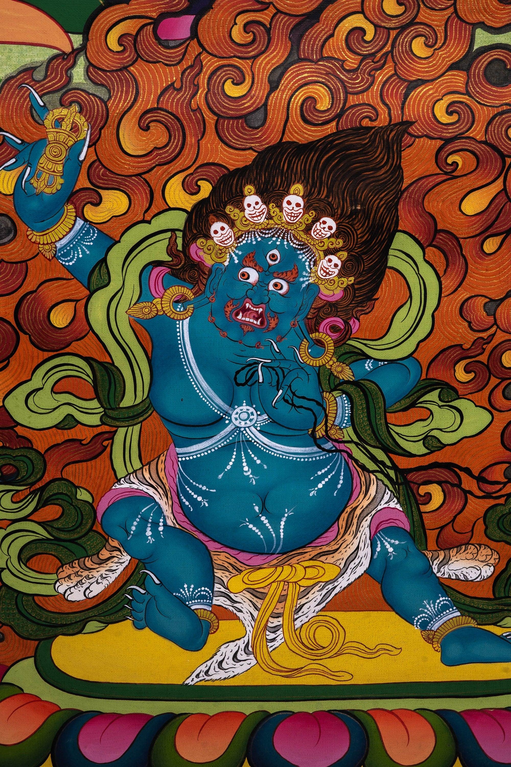 Beautiful Chenrezig Thangka Painting - Himalayas Shop