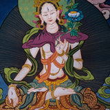 Beautiful Chenrezig thangka painting