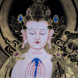 Beautiful Chenrezig thangka painting