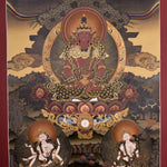 Amitayus Buddha Thangka Painting for meditational practice and spiritual gift