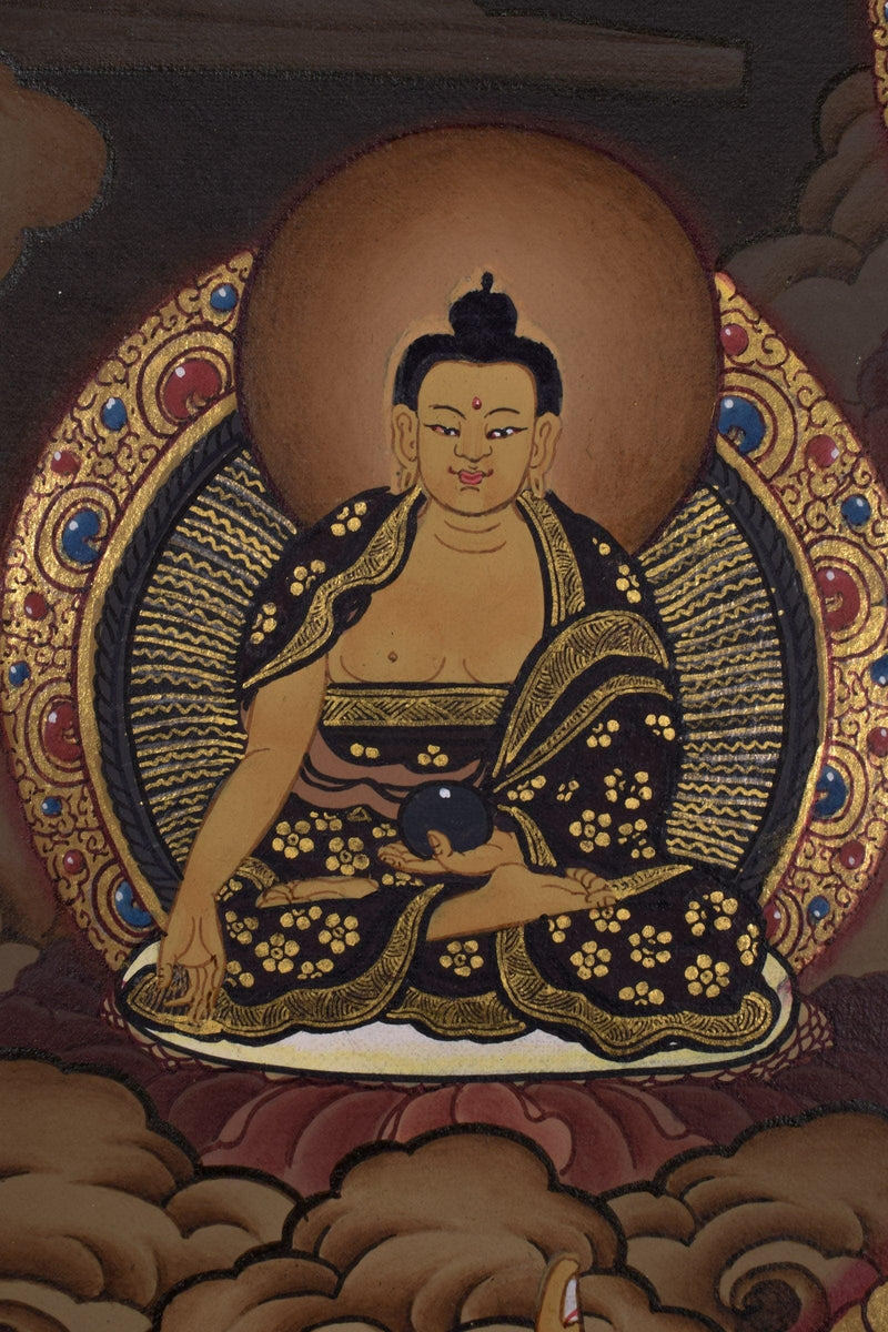 Traditional Genuine Hand Arts from Nepal - Manjushri Thangka