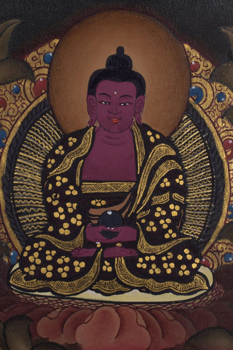 Traditional Genuine Hand Arts from Nepal - Manjushri Thangka