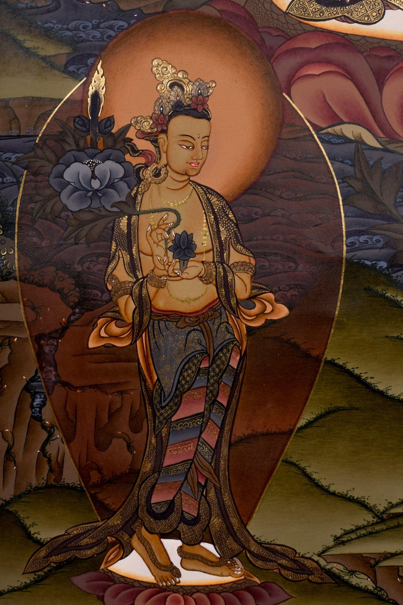 Master pcs thangka painting - White Tara  For home decor and and Wall hanging 