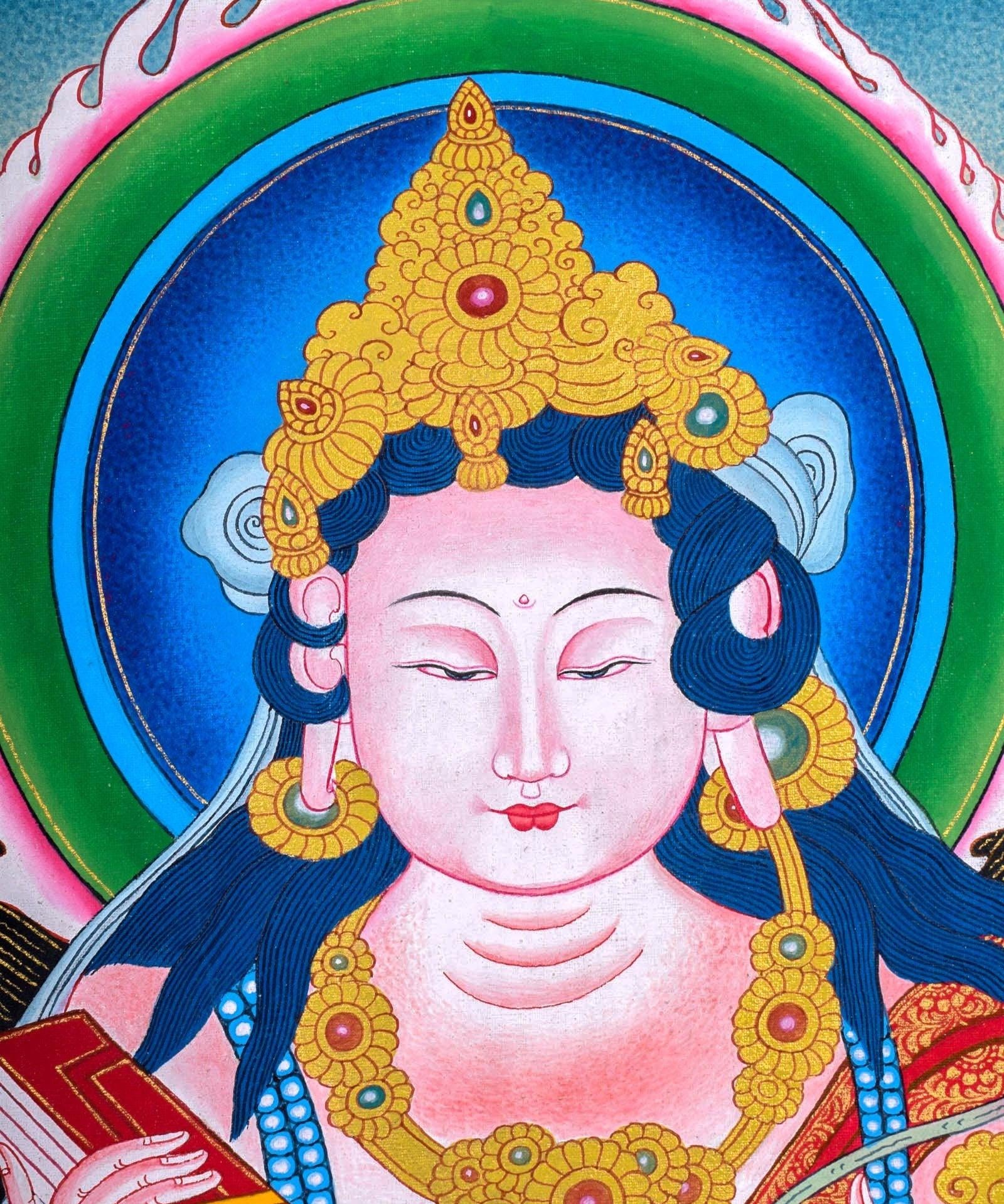 White Tara Thangka  For Meditational Practice and Spiritual Gifts
