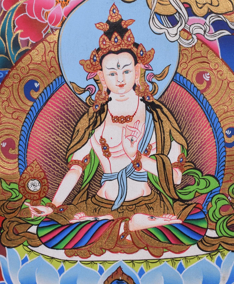 Green Tara Female Buddha Tibetan Art - Himalayas Shop