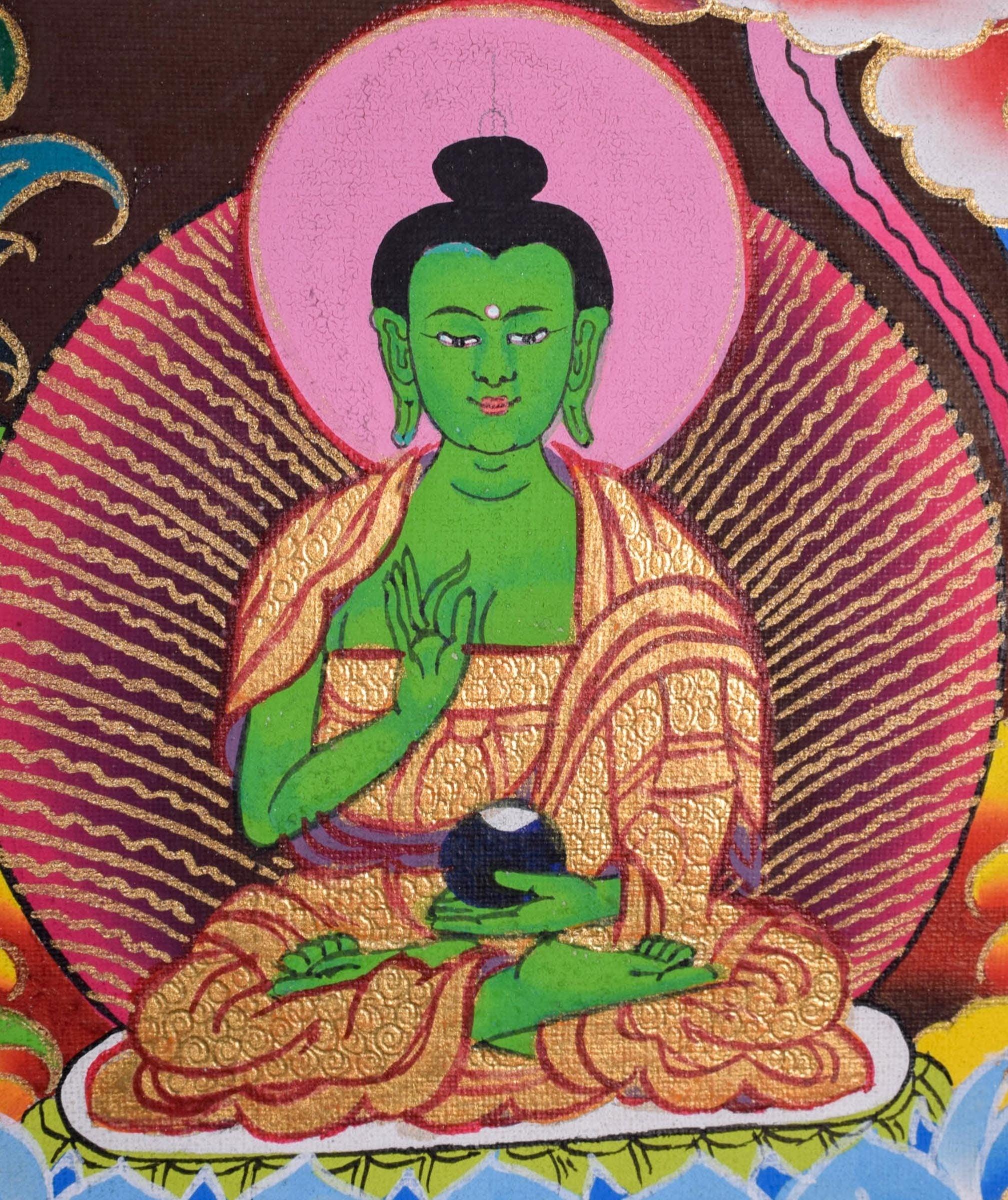 Green Tara Female Buddha Tibetan Art - Himalayas Shop
