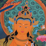 Manjushri Thangka Painting  For Meditational Practice and Spiritual Gifts