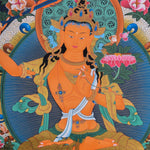 Manjushri Thangka Painting  For Meditational Practice and Spiritual Gifts
