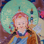 Master Padmasambhava Thangka Painting  For Meditational Practice and Spiritual Gifts 