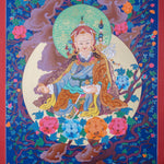 Master Padmasambhava Thangka Painting  For Meditational Practice and Spiritual Gifts 