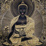 Genuine Tibetan Thangka of Medicine Buddha  For Meditational Practice and Spiritual Gifts
