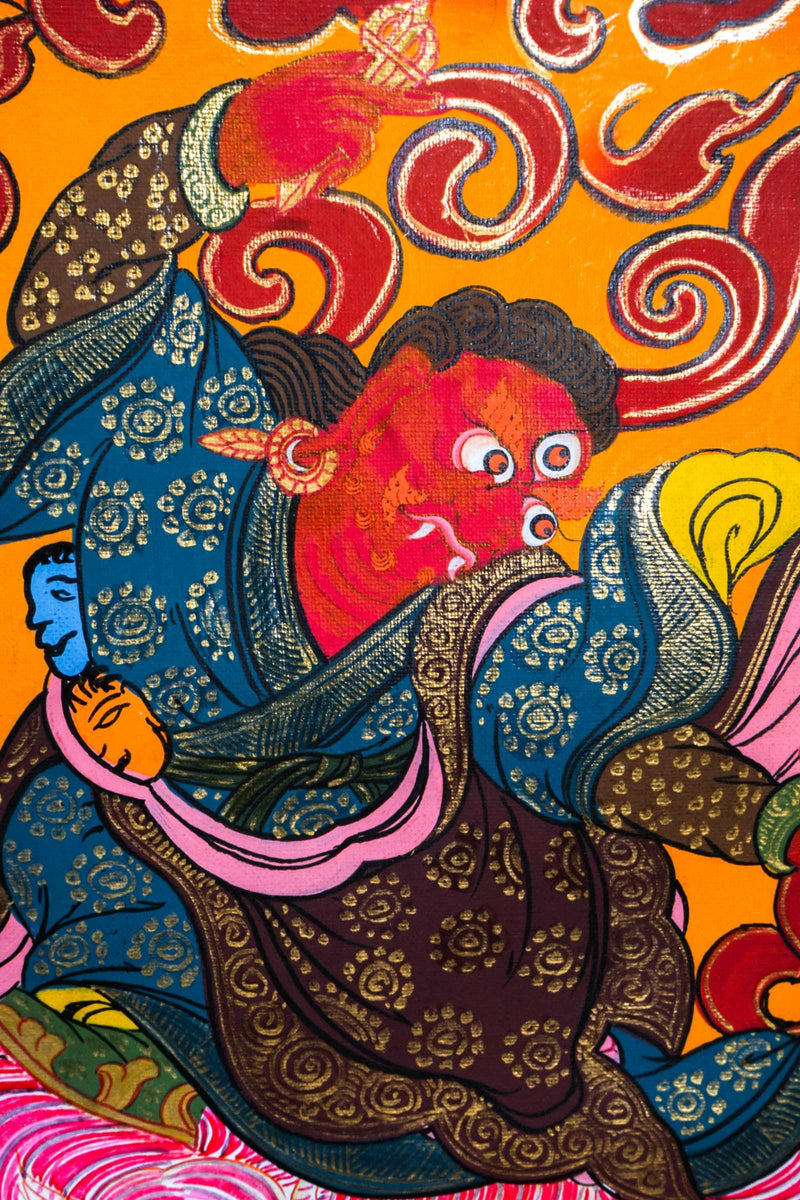 Guru Rinpoche Thangka Art For Meditational Practice and Spiritual Gifts