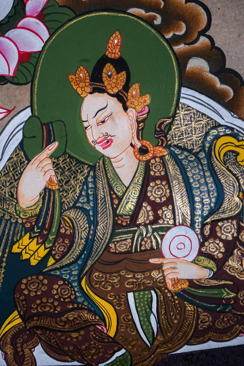 Guru Rinpoche Thangka Art - Himalayas Shop