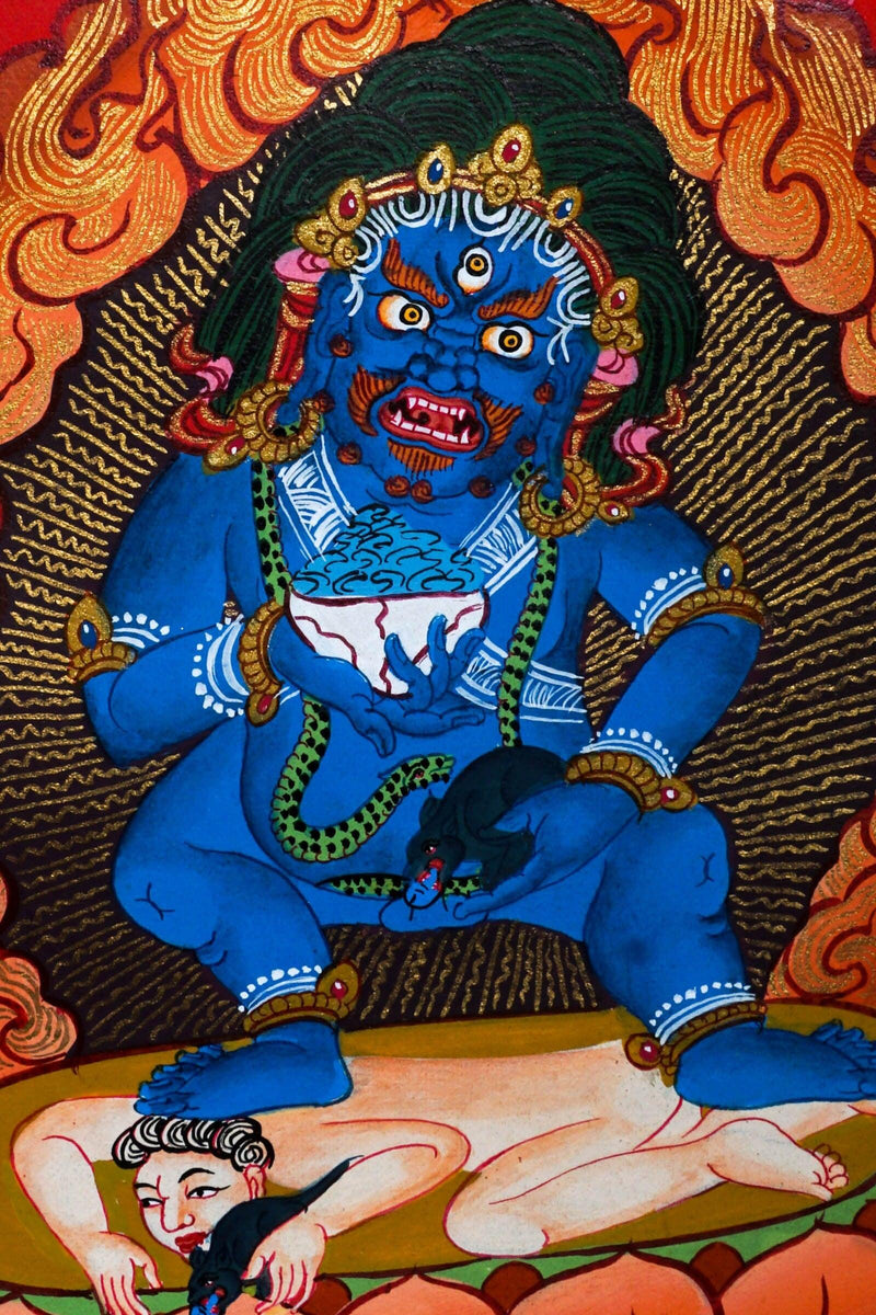 Wrathful Deity - Zambala  For Meditational Practice and Spiritual Gifts