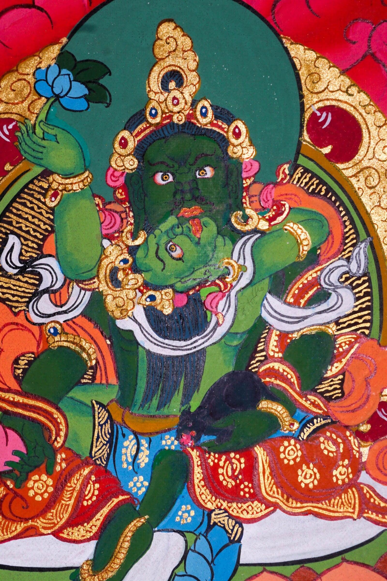 Wrathful Deity - Zambala  For Meditational Practice and Spiritual Gifts